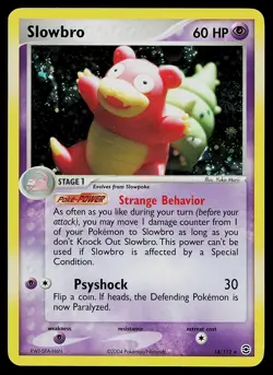Pokemon Card - Slowbro FireRed & LeafGreen 14/112 Holo Rare - Image 1