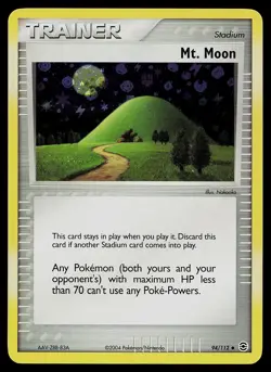 Pokemon Card - Mt. Moon FireRed & LeafGreen 94/112 Reverse Holo - Image 1