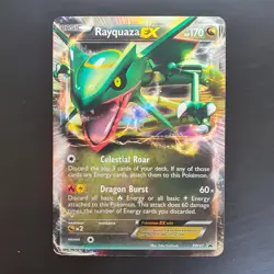 Rayquaza EX BW47 Holo Rare Holo Black & White Promo NM+ Pokemon Card - Image 1
