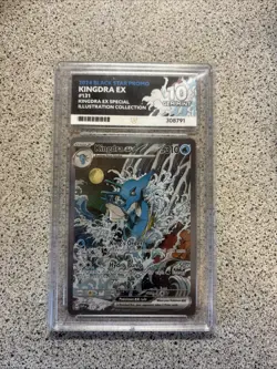 Pokemon Kingdra EX SVP 131 Black Star Promo Holo Card Shrouded Fable Ace 10 - Image 1