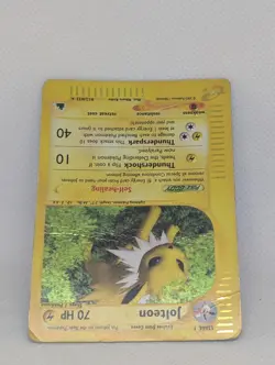 Jolteon H12/H32 Skyridge Holo Rare Pokemon TCG Nintendo e-reader vintage - Image 4