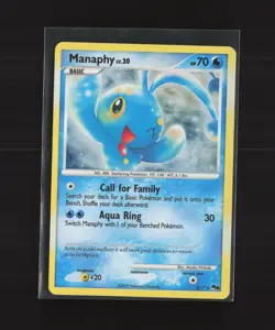 Manaphy 3/17 POP Series 6 Promo Cosmos Holo Rare Pokemon Card - Image 2