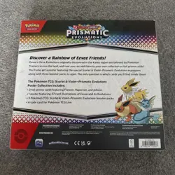 POKEMON TCG SCARLET & VIOLET PRISMATIC EVOLUTIONS POSTER COLLECTION *SEALED* - Image 2