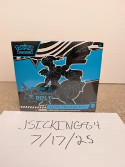 Pokemon TCG Black Bolt and White Flare ETB, IN HAND, READY TO SHIP! - Image 3