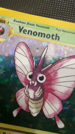 Pokemon TCG Venomoth Holo Unlimited Rare Card 13/64 Jungle **READ DESCRIPTION - Image 2