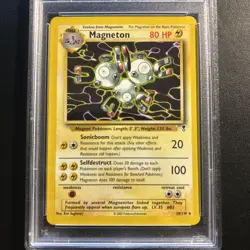 Magneton 28/110 PSA 9 Legendary Collection Pokemon Card Rare Mint New Cert - Image 2
