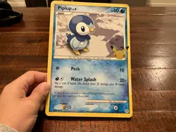 Pokemon TCG Piplup Jumbo Card 25th Anniversary Card Limited Edition - Image 1