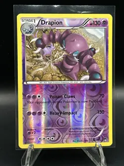 Drapion - 54/122 - Reverse Holo - Pokemon XY - Breakpoint Tcg Card 2016 English - Image 1