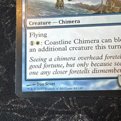 Magic The Gathering Trading card MTG Coastline Chimera Creature 44/249 - Image 2