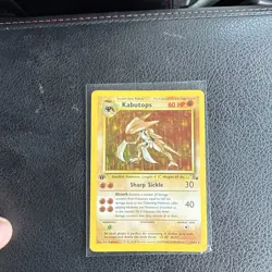 Kabutops 9/62 Holo Fossil Set Pokemon Card 1999 WOTC - 1st edition MP/HP - Image 1