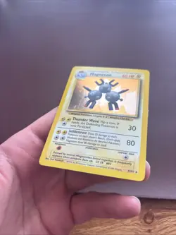 NM 1999 Pokemon TCG Magneton Base Set Holo Unlimited Rare Card 9/102 Near Mint - Image 4