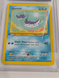 Pokemon Mantine 1st Edition Neo Destiny CGC Graded Card - Image 2