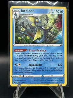 Pokemon TCG Card - Inteleon Cosmos Holo 58/202 | Sword & Shield | NM/MINT! - Image 1