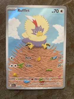 Rufflet 154, Breviary 155 IR Card Set Black Bolt Pokemon Cards English - Image 3