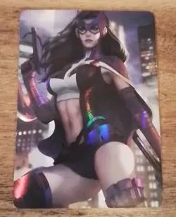 Huntress Hero Comic Goddess Anime ACG Waifu Girl Cartoon Beauty Holo Card - Image 1