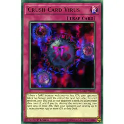Crush Card Virus (Alternate Art 1) LCKC-EN046 Yu-Gi-Oh! Card Ultra Rare - Image 1