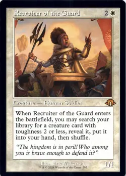 Recruiter of the Guard (Retro Frame) Modern Horizons 3 - Magic MTG NM - Image 1