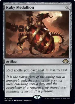 Ruby Medallion Modern Horizons 3 - Magic MTG NM - Image 1