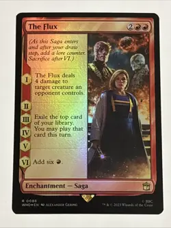 MTG Universes Beyond: Doctor Who The Flux Foil 0086 NM Rare - Image 1