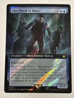 MTG Doctor Who The Flood of Mars Extended Art Surge Foil 0951 NM Rare - Image 1