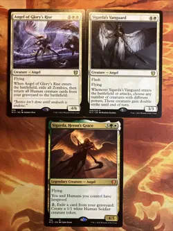 MTG 3 x Angel (1 x Mythic 2 x Rare) Commander: Innistrad: Midnight Hunt NM!! - Image 1