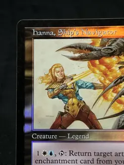 Magic the Gathering Hanna, Ship’s Navigator FOIL Invasion ~LP~ MTG - Image 3