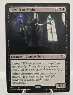 Pontiff of Blight MTG Commander: Adventures in the Forgotten Realms Regular - Image 1