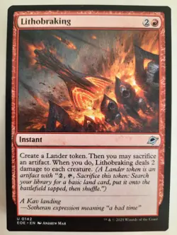 Lithobraking #0142 Edge of Eternities MTG Magic NM X 2 Copies - Image 2