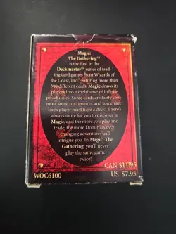 Magic The Gathering/ MTG/ Fourth Edition/Starter Deck/ EMPTY - Image 3