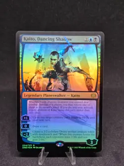 MTG Kaito, Dancing Shadow 204/271 Phyrexia All Will Be One Rare Foil NM - Image 1