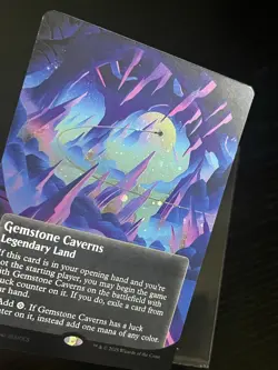 MTG LOT Gemstone Caverns (0151) (Borderless) (Galaxy Foil) Edge of Eternities - Image 4