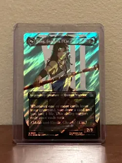 Fang, Fearless l'Cie Borderless, Surge Foil NM (MTG/Final Fantasy #0526) - Image 1