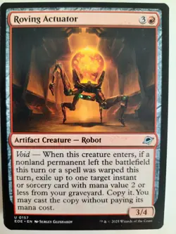 Roving Actuator #0157 Edge of Eternities MTG Magic NM X 3 Copies - Image 1