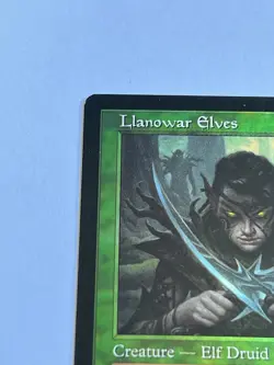 Llanowar Elves 1 MTG Retro Frame Promo 2023 Mint - 9.0 + Foil Rare - Image 5