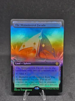 MTG The monumental Facade 401 Phyrexia All Will Be One Extended Art Foil NM - Image 1