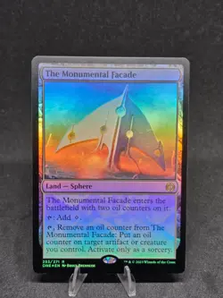 MTG The monumental Facade 255/271 Phyrexia All Will Be One Rare Foil NM - Image 1