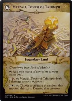 165/196 PATH OF METTLE / METZALI TOWER OF TRIUMPH RARE RIVALS OF IXALAN MTG CARD - Image 2