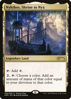 MTG NYKTHOS, SHRINE TO NYX EXC - SANTUARIO DI NYX - PRM - PROMO PREMIER PLAY - Image 1