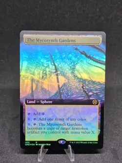 MTG The Mycosynth Gardens 402 Phyrexia All Will Be One Extended Art Foil NM - Image 1