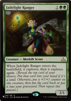 136/196 JADELIGHT RANGER RARE RIVALS OF IXALAN MTG CARD - Image 1