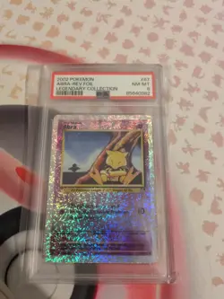 PSA 8 - Abra 67/110 Reverse Holo Legendary Collection Pokemon 2002 WOTC Vintage - Image 1