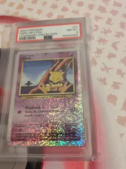 PSA 8 - Abra 67/110 Reverse Holo Legendary Collection Pokemon 2002 WOTC Vintage - Image 2