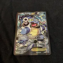 Pokemon TCG Blastoise EX XY122 Full Art Holo Black Star Promo - Image 2