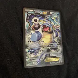 Pokemon TCG Blastoise EX XY122 Full Art Holo Black Star Promo - Image 3