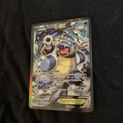 Pokemon TCG Blastoise EX XY122 Full Art Holo Black Star Promo - Image 4