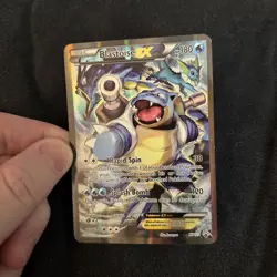 Pokemon TCG Blastoise EX XY122 Full Art Holo Black Star Promo - Image 5
