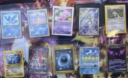 Lot of 10 Pokemon Cards. Articuno Lapras Mew Reshiram and More! No Duplicates - Image 1