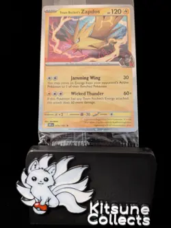 Pokemon Destined Rivals Team Rocket's Zapdos 070/182 Gamestop Promo - Image 1