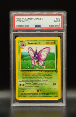 Venomoth 1999 Pokemon Jungle Unlimited #29 WOTC PSA 9 - Image 1