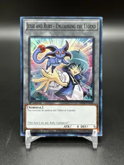 Jesse And Ruby Unleashing The Legend SDCB-EN048 Yugioh Yu-Gi-Oh! Super Rare Nice - Image 1